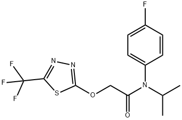 N-(4-Fluorophenyl)-N-isopropyl-2-[5-(trifluoromethyl)-1,3,4-thiadiazol-2-yloxy]acetamide(142459-58-3)